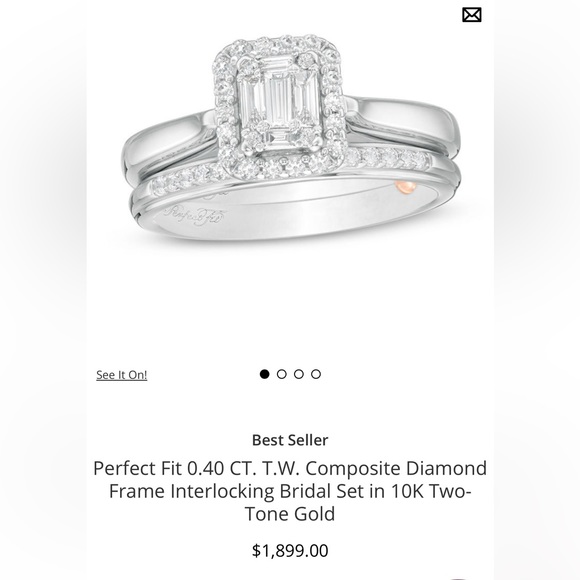 People's engagement perfect fit set size 7.5 - Picture 1 of 4